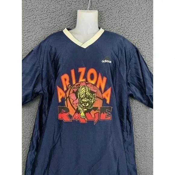 NWT Phoenix Suns Athletic Club Arizona Rage Jersey LARGE Adidas Reversible Blue - Picture 3 of 11
